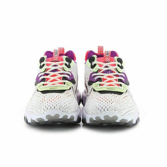 🔥 NEW Nike React Vision D/MS/X Summit White Purple Volt Grey Mens Shoes Size 10 - Picture 4 of 8